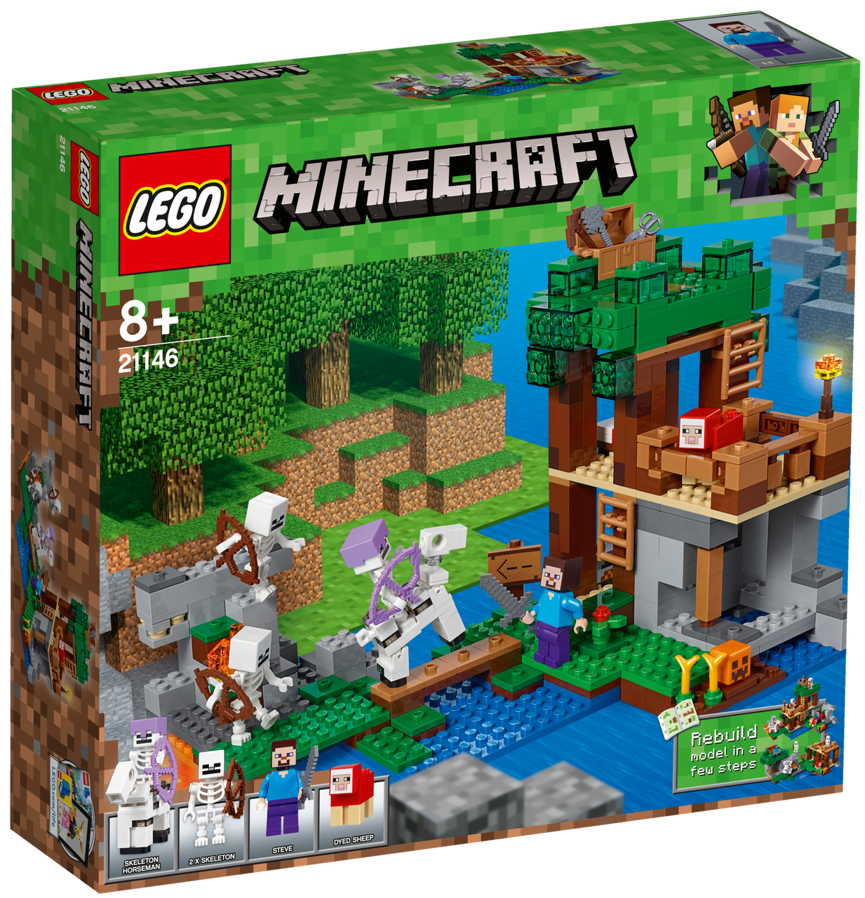 Lego Minecraft Нападання армії скелетів 21146