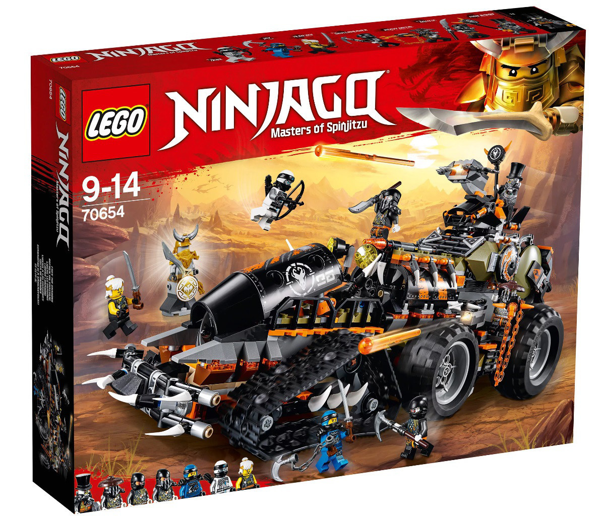 Lego Ninjago Стрімке мандрівник 70654