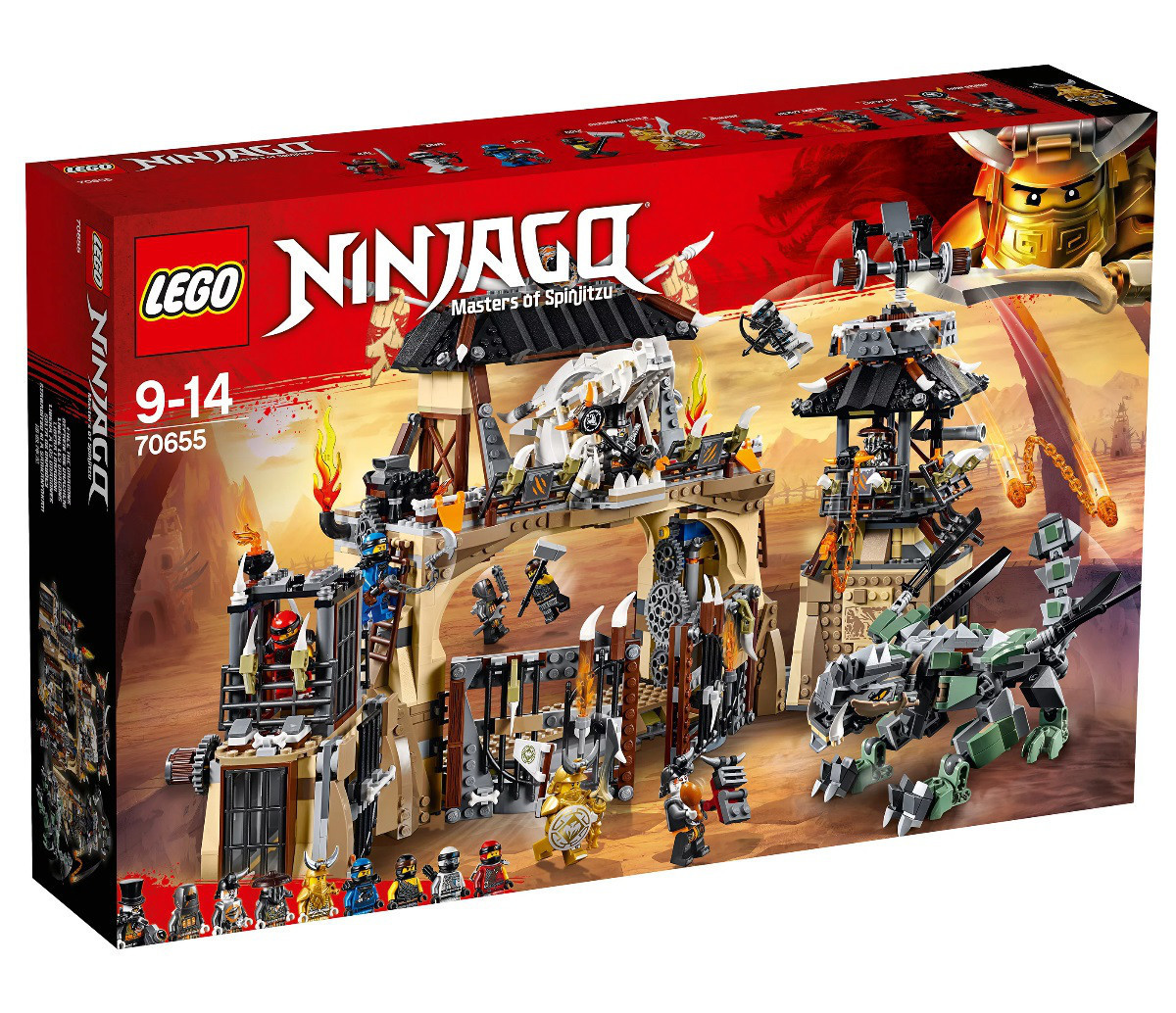 Lego Ninjago Печера драконів 70655