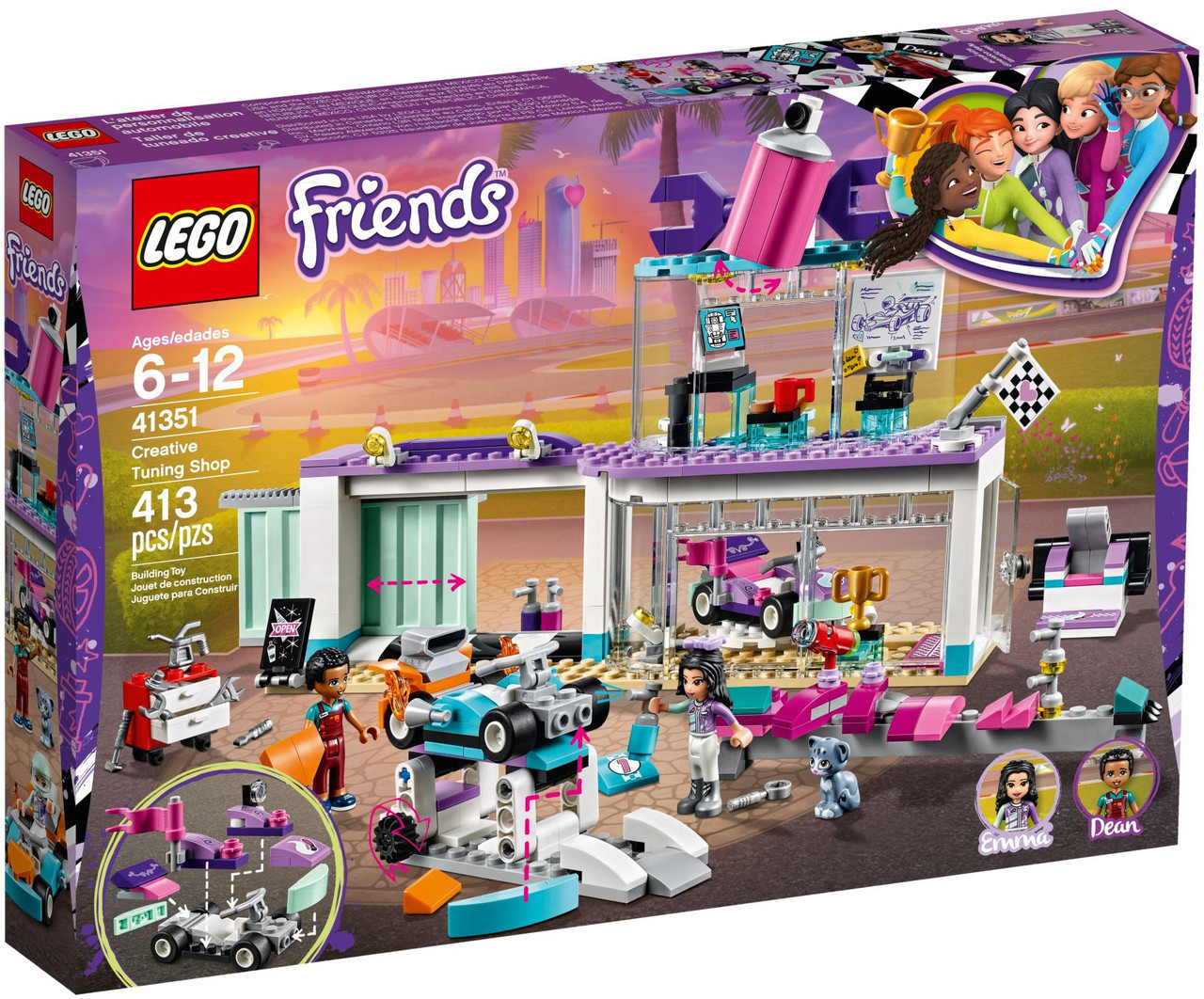 Lego Friends Майстерня за тюнінгом автомобілів 41351