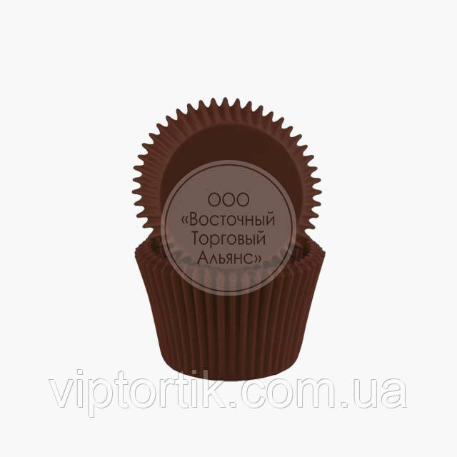 Форми для випікання мафінів і кексів — КОРІЧНІ — Ø 50 мм — 1000 грн., фото 1