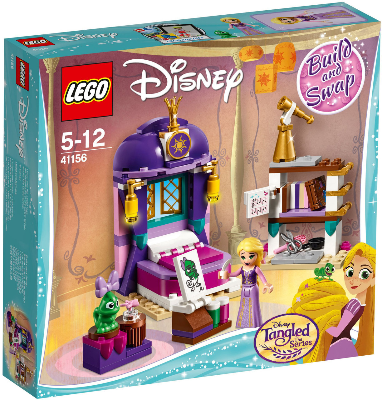 Lego Disney Princess Спальня Рапунцель у замку 41156