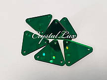 Дзеркальні пришивні стрази A11 20*20 Emerald