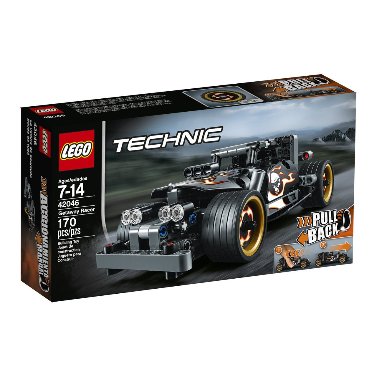 Lego Technic Перегоновий автомобіль для втечі 42046