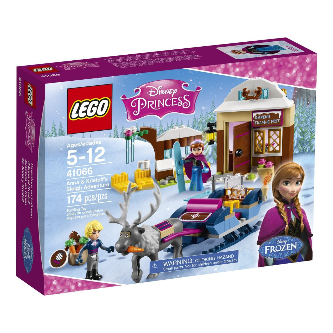 Lego Disney Princesses Подорож Анни і Крістофа на санках 41066