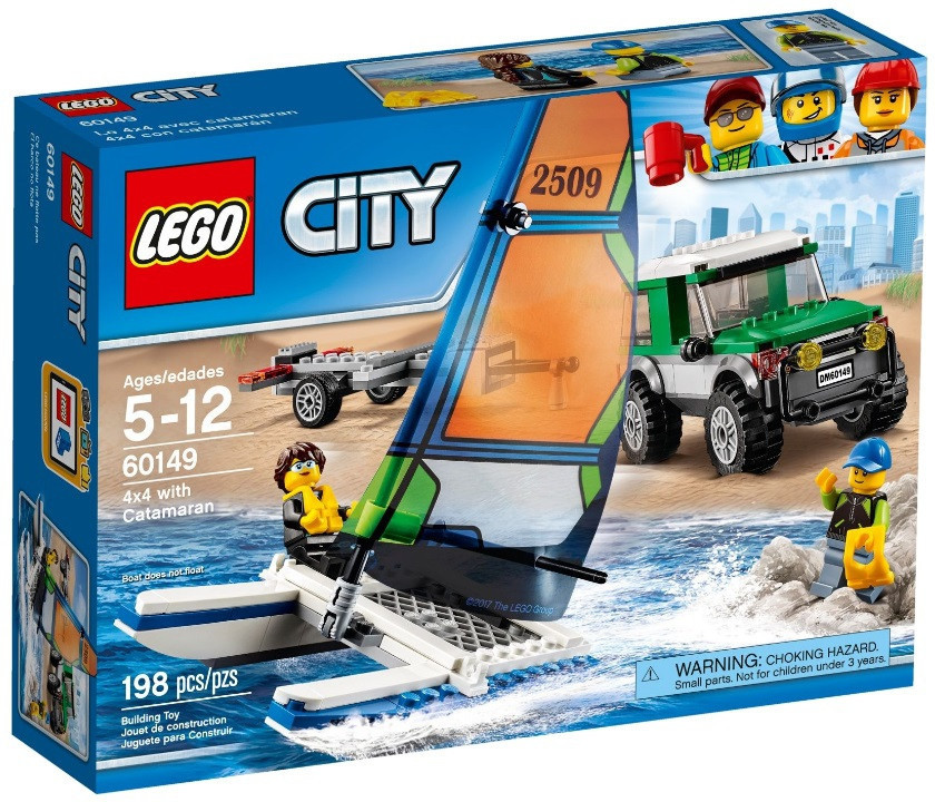 Lego City Позашляховик з причепом для катамарана 60149