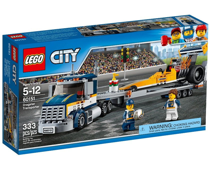 Lego City Вантажівка для перевезення драгстера 60151