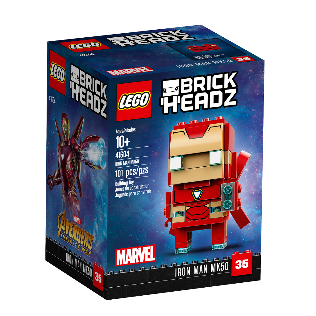 Lego BrickHeadz Залізна людина MK50 41604