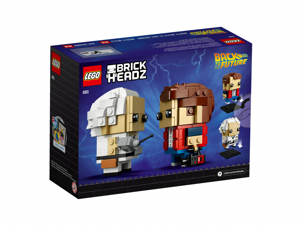 Lego BrickHeadz Марті Макфлай і Доктор Браун 41611