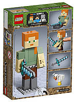 Lego Minecraft Алекс зі курчатою 21149, фото 2
