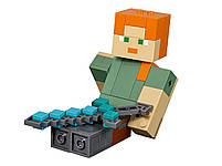 Lego Minecraft Алекс зі курчатою 21149, фото 6