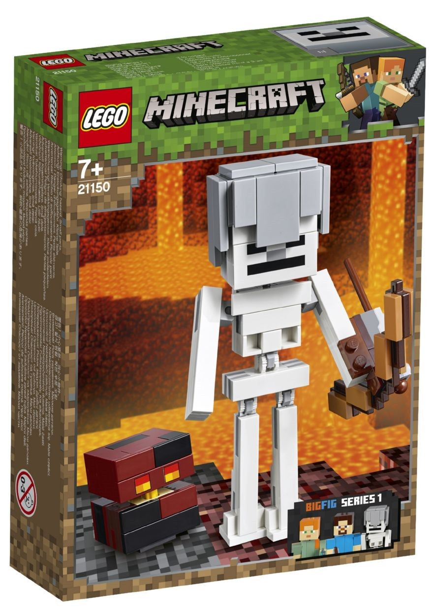 Lego Minecraft Скелет з кубом магми 21150