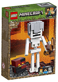 Lego Minecraft Скелет з кубом магми 21150