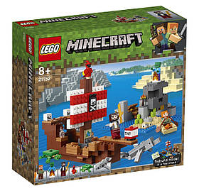 LEGO Minecraft Пригоди на піратському кораблі 386 деталей (21152)