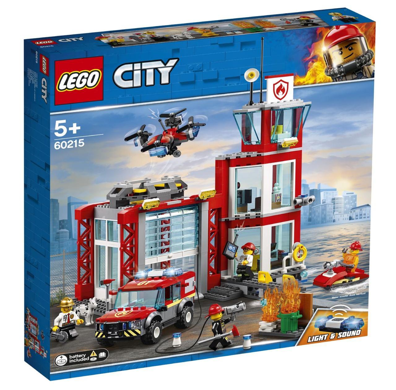 Lego City Пожежне депо 60215