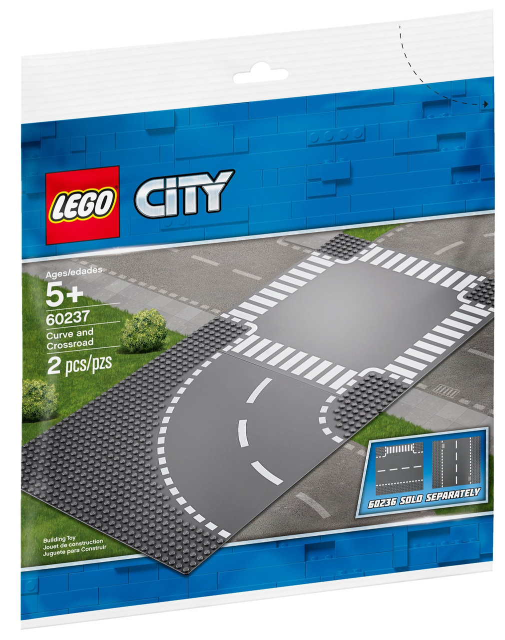 Lego City Поворот и перекрёсток 60237 - фото 1 - id-p938092313