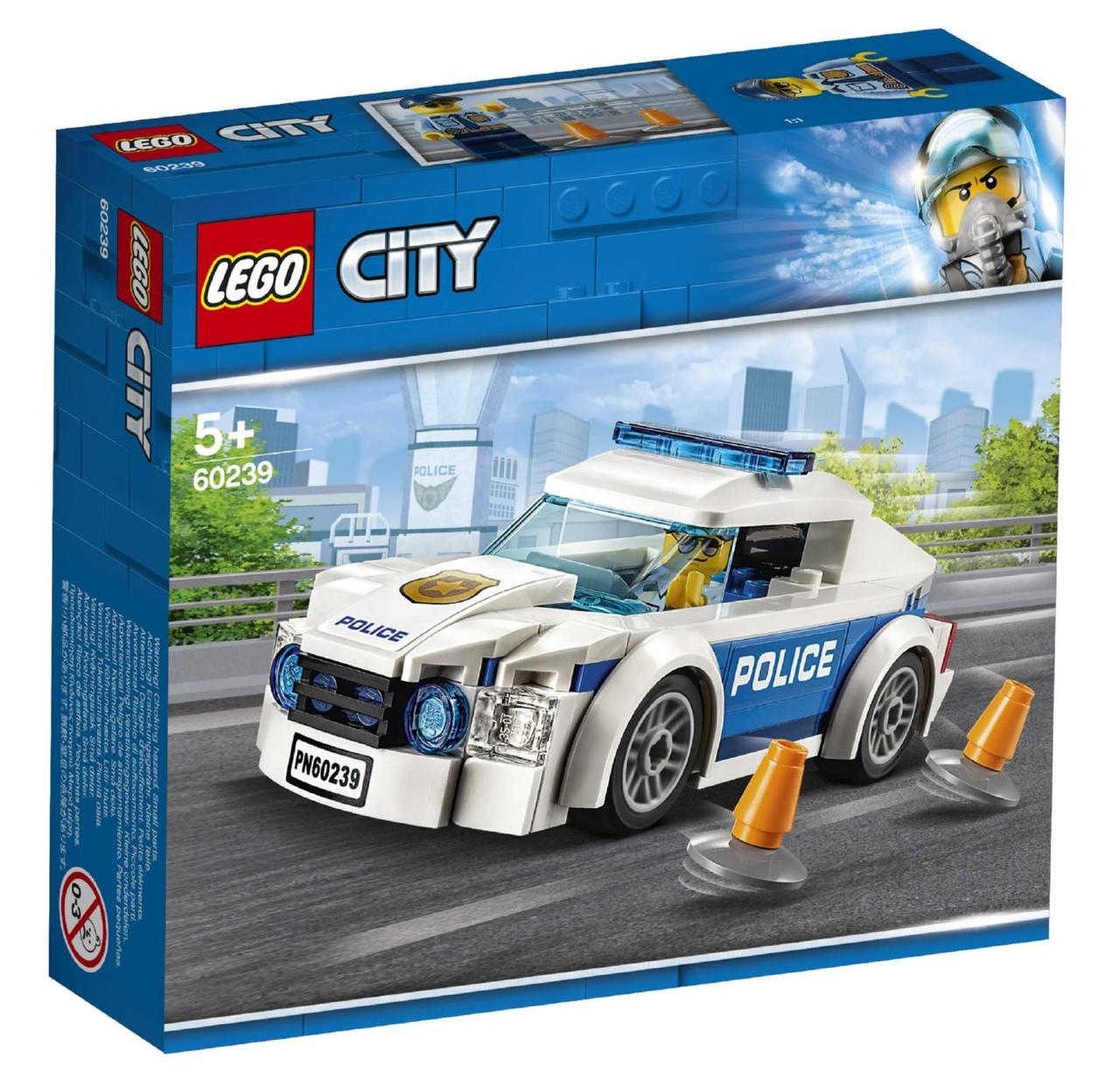 Lego City Автомобіль поліцейського патруля 60239