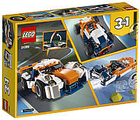 Lego Creator Жовтогарячий перегоновий автомобіль 31089, фото 2
