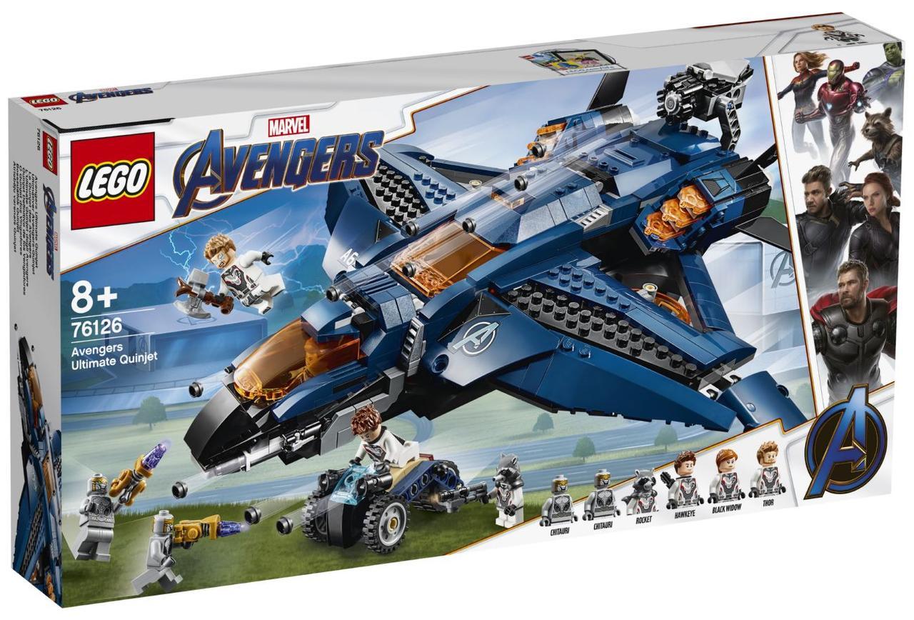 Lego Super Heroes Модернізований квінджет Месників 76126
