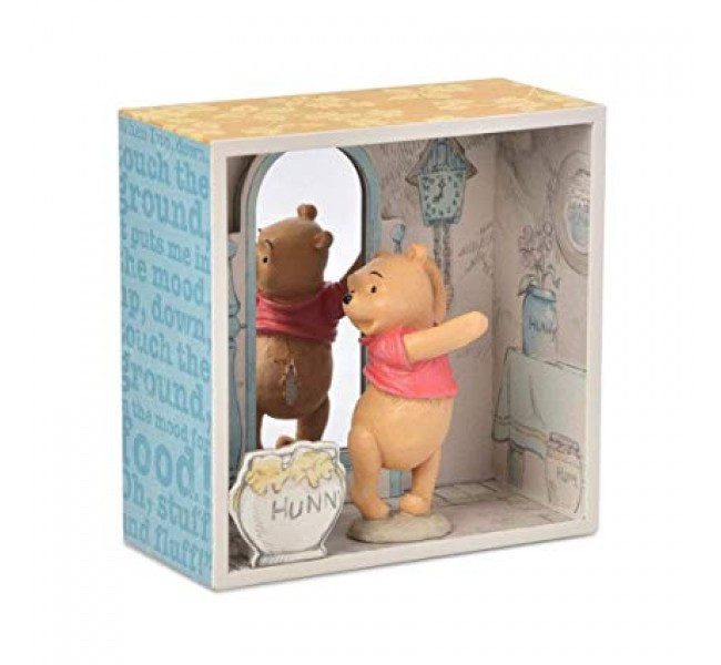 Декор Винни Пух Дисней Disney Hallmark Winnie The Pooh in Mirror Shadow Box, фото 1