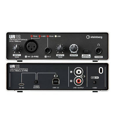USB аудіоінтерфейс Steinberg UR12, фото 3