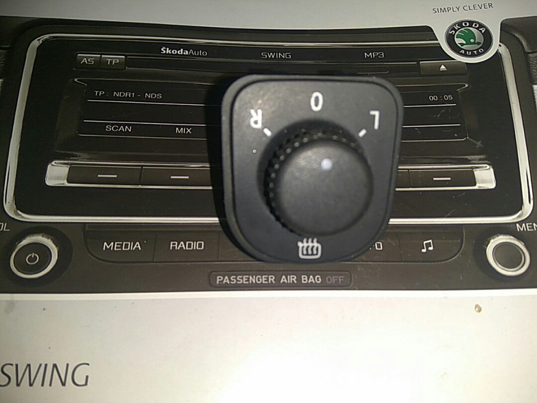 Блок керування дзеркалами skoda superb, фото 1