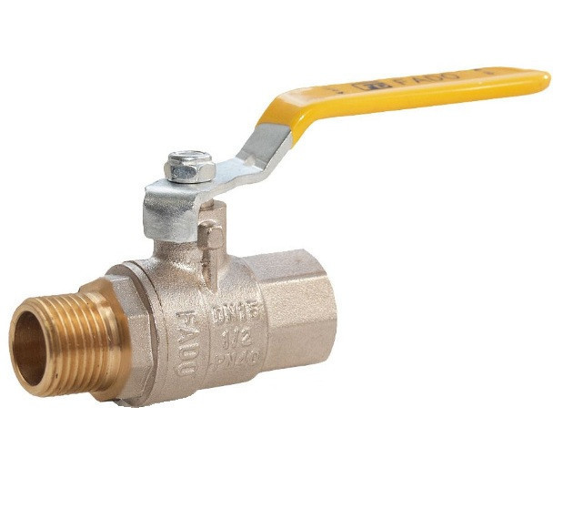 Кран кульовий FADO ГАЗ 20 3/4" НВ Ручка