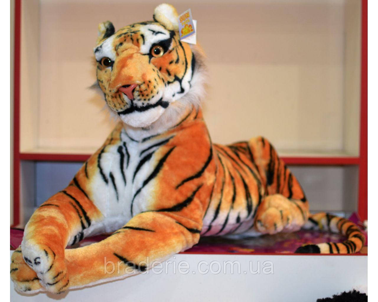 Мягкая игрушка Тигр лежит 70 см 8898-48 - фото 1 - id-p93314468