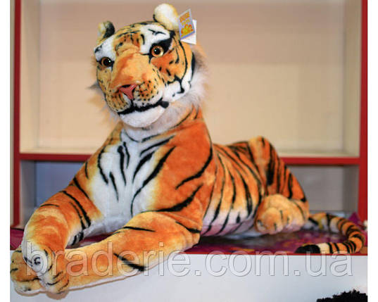 М'яка іграшка Тигр лежить 70 см 8898-48, фото 2