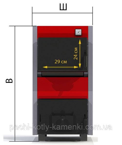 Твердотопливный котел ProTech ТТП-12с Эконом (Econom) с плитой - фото 3 - id-p85675375