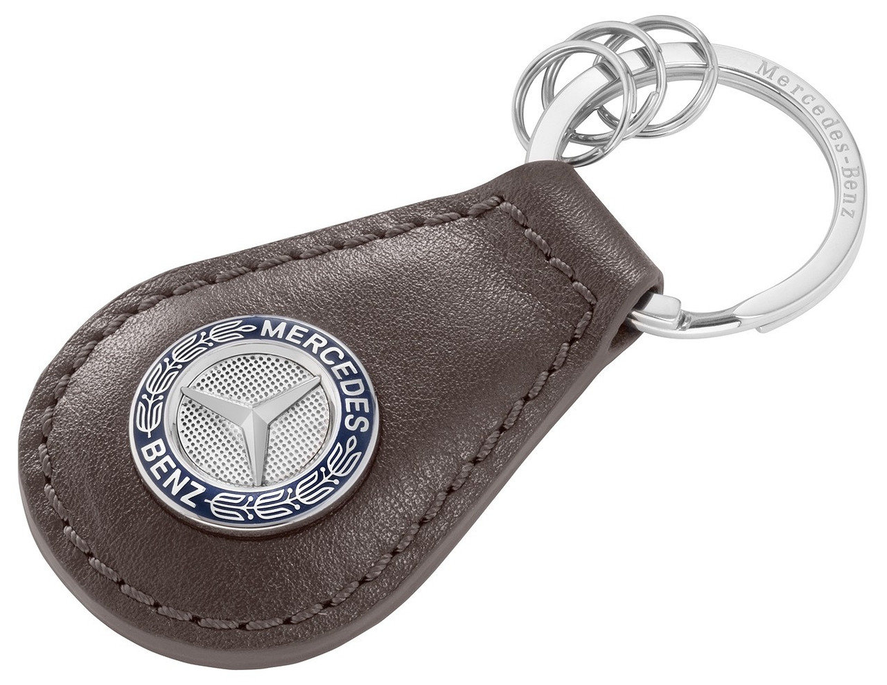 Шкіряний брелок Mercedes Key ring, Classic, Brown Leather (B66041522)