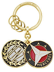 Оригінальний брелок Mercedes-Benz Key Ring, Sindelfingen, Gold, Brass (B66041523)