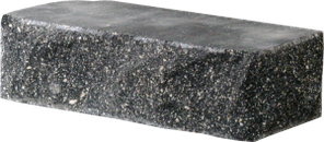 Цегла гіперпресована скеля кутова (6 кольорів) Чорний
