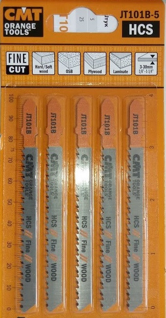 Пиляльне полотно для електролобзика СМТ JT101B-5 ( 5шт)