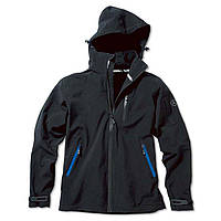 Мужская флисовая куртка Mercedes Men's Softshell Jacket, Black-Blue Details (B66954793)