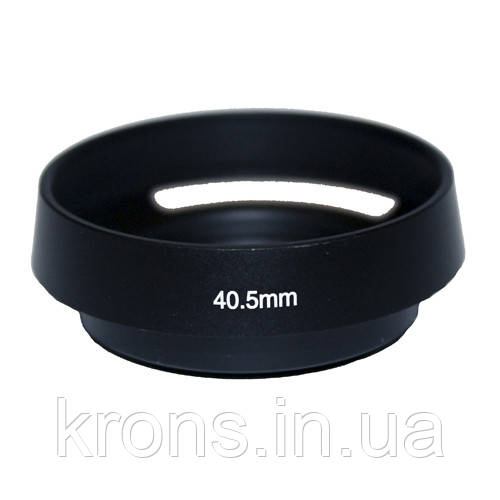 Бленда вентильована 40.5мм, метал, Leica, чорна, фото 1
