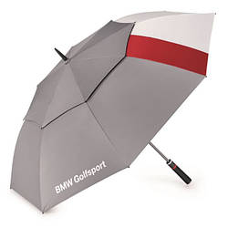 Оригінальна парасолька-тростина BMW Golfsport Umbrella, Grey / White / Red, артикул 80232460954