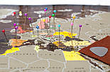 Шоколадна скретч карта світу 3-в-1 My Map Chocolate Edition ENG для любителів кави і шоколаду, фото 3