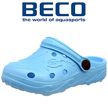 Тапочки сабо дитячі BECO 9084 66 бірюзовий
