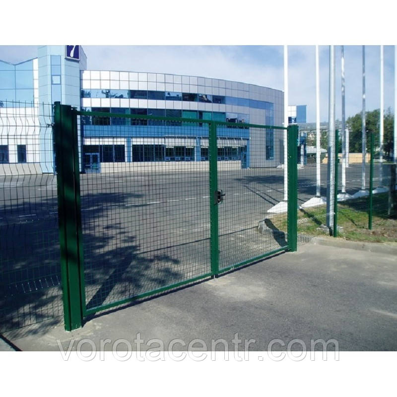 Коміра двостулкові з зварної сітки з полімерним покриттям для 3Д-заборів 5, 2