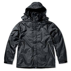 Оригінальна чоловіча куртка Mercedes men's Cagoule, Water-repellent and Windproof, Black (B66958268)