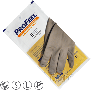 Перчатки ProFeel MICRO хирургические латексные, тонкие, неопудренные, коричневого цвета - фото 1 - id-p89376290