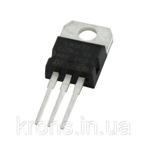Чіп LM317T 10ШТ LM317 TO-220 Стабілізатор напруги лінійний регульований