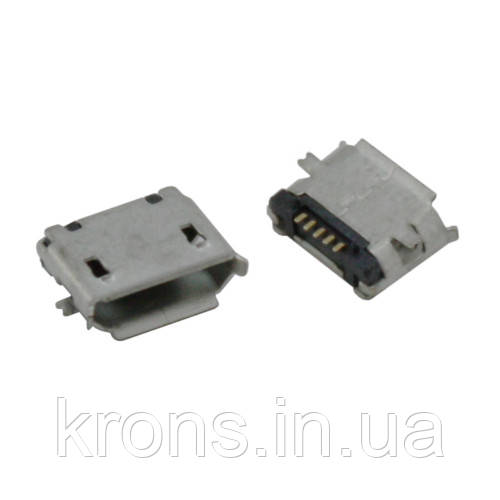 Роз&apos;єм MicroUSB гніздо 5-ти контактне, фото 1