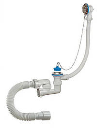 Сифон для ванни з переливом А-80089 (1 1/2"х40/50)