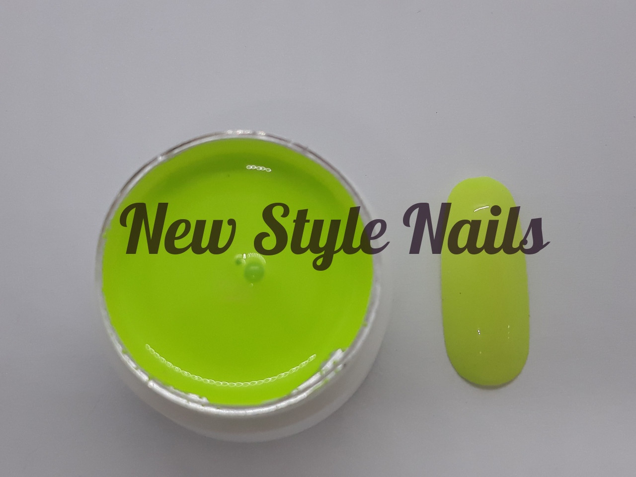 Гель-фарба для нігтів UK.Nail №11 колір кислотно-лимонний 7 грам
