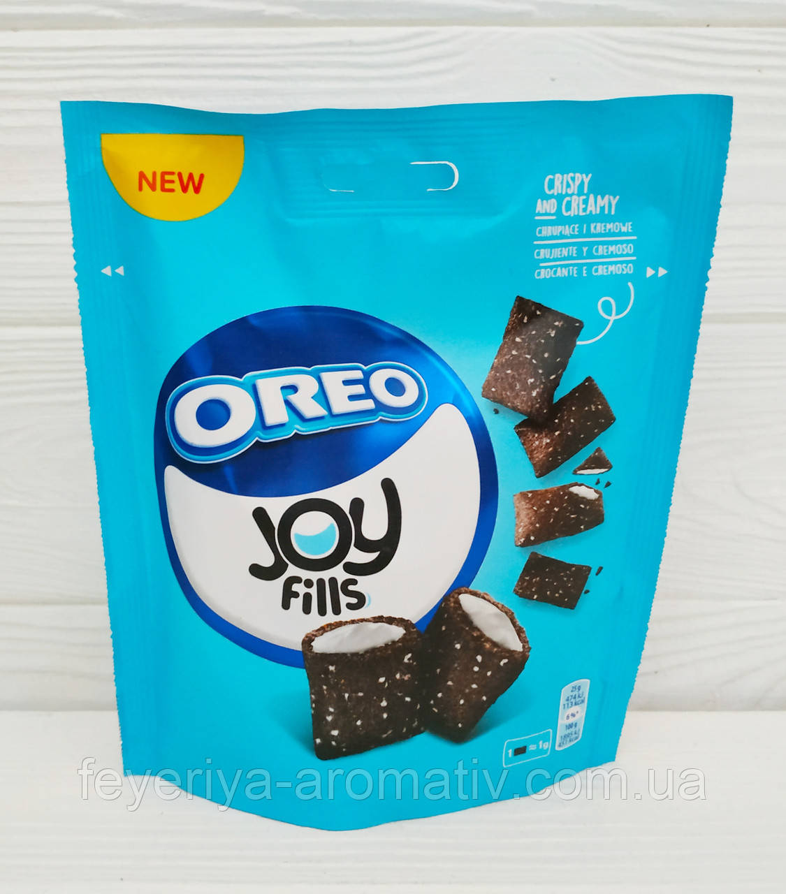 Злакові подушечки з молочною начинкою Oreo Joy fills 75g (Швейцарія)