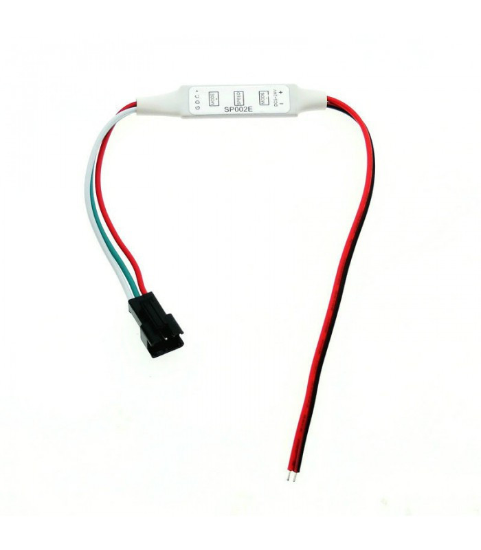 Мини SPI контроллер SP002E DC5-24V (3 кнопоки) WS2811, WS2812, WS2813 - фото 1 - id-p938498703