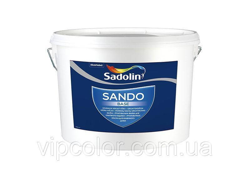 Sadolin SANDO BASE 10 л грунтувальна фарба для фасаду, Безбарвний, фото 1