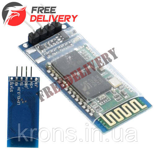 Bluetooth модуль HC-06 4pin RS232 TTL для Arduino, фото 1